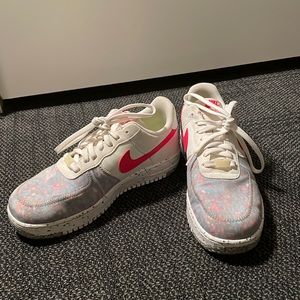 Pink/white air force one